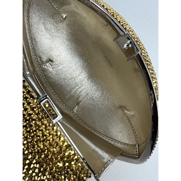 Judith Leiber Couture Crystal Football Minaudiere Clutch Bag - Picture 16 of 16